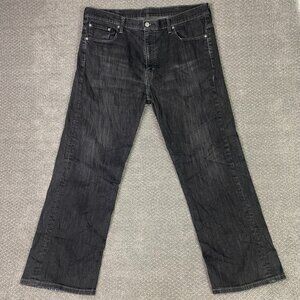 Levi's 569 Jeans Men's 40 x 32 Measures 41 x 30.5  Black Stretch